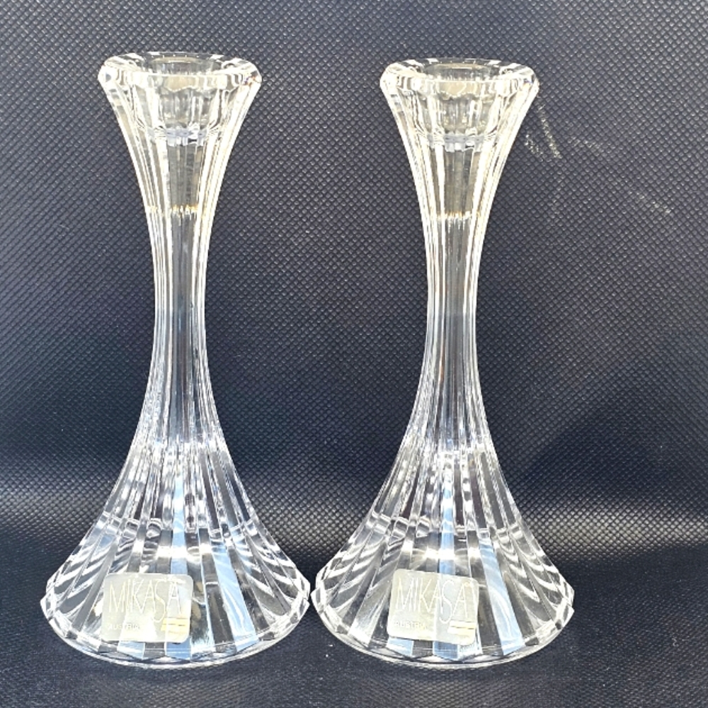 Mikasa PARK LANE 2 Five Inch Single Light Candlesticks